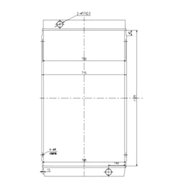 Water Radiator Core 15156195 15147470 15156258 for Volvo Wheel Loader L150H L180H L220H L250H L150G L180G L220G L250G