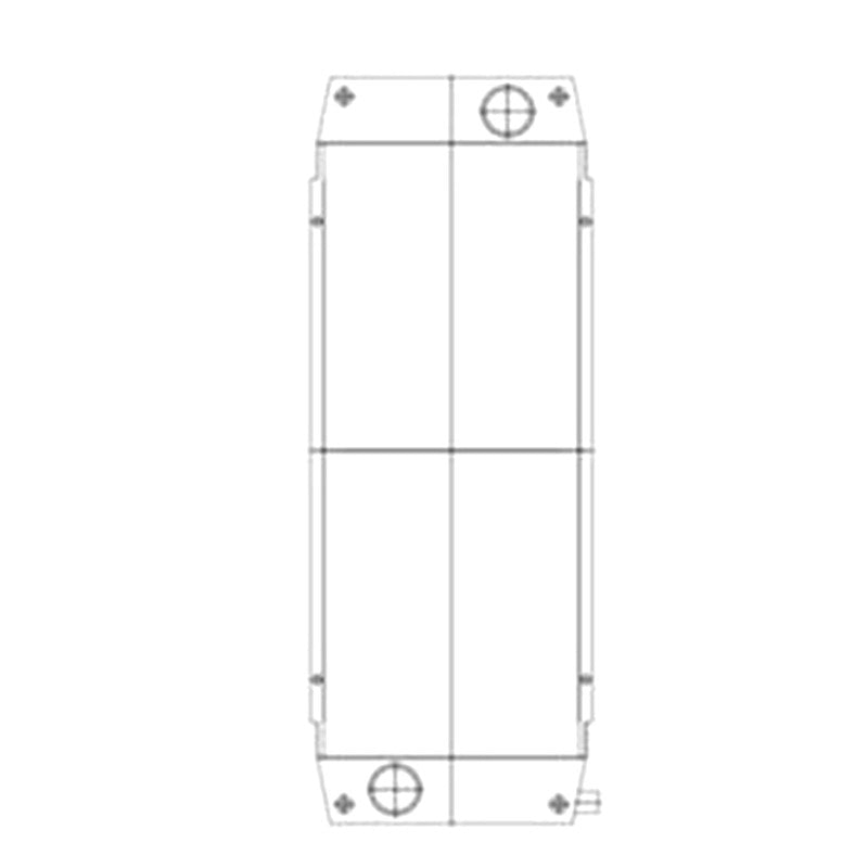Water Radiator Core 17248047 for Volvo Excavator EC210C