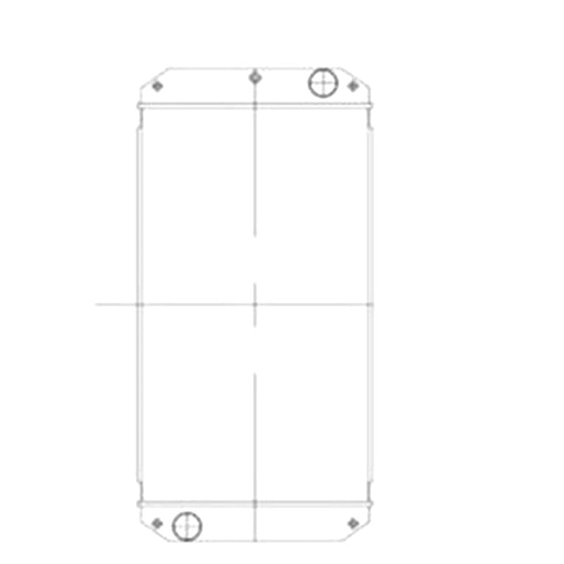 Water Radiator Core 2565308 for Caterpillar CAT 12M Motor Grader