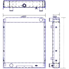 Water Radiator Core 30/302300 for JCB 430