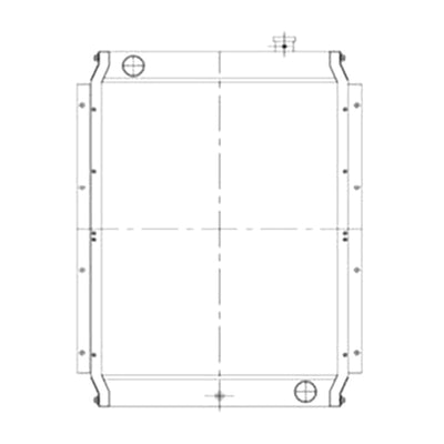 Water Radiator Core 30/921800 30/925816 for JCB JS160