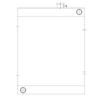 Water Radiator Core 30/925376 for JCB 160 170