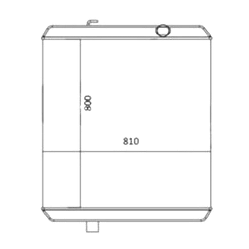 Water Radiator Core 4775026 4771321 for Volvo Old Products Volvo BM 4500