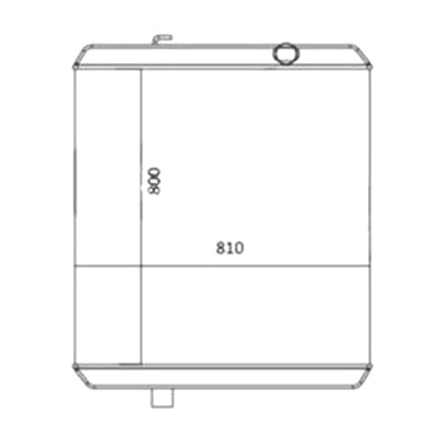 Water Radiator Core 4775026 4771321 for Volvo Old Products Volvo BM 4500