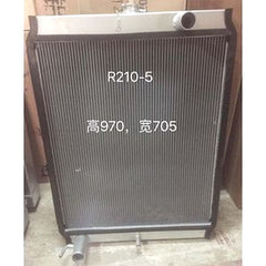 For Hyundai Excavator R200-5 R210-5 Water Tank Radiator Core ASS'Y