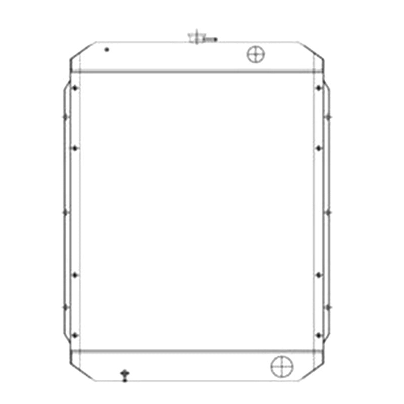 Water Tank Radiator for Hyundai Excavator R210W-5