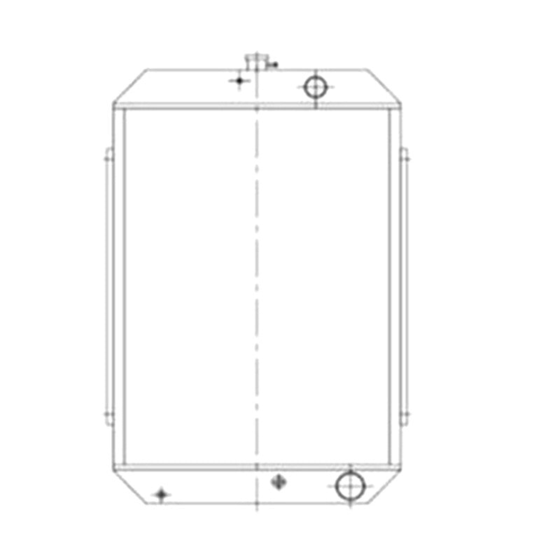 Water Tank Radiator for Hyundai Excavator R220-5 R170W