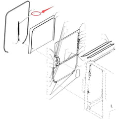 Wiper Blade PY02C01105P1 for New Holland E55BX Crawler Excavator