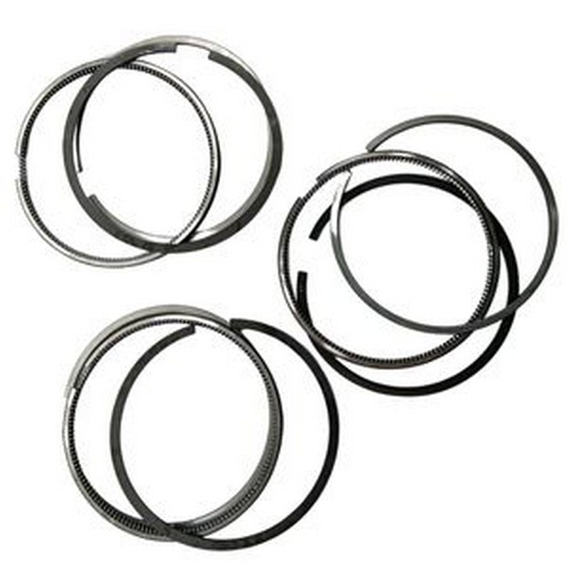 Piston Ring Set 129005-22500 129005-22950 for Yanmar 3TNV88 Komatsu 3D88E-5 3D88E-6 3D88E-7 Engine - Buymachineryparts